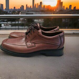 ✅StreetCars Chairman ASC Brown Leather Oxford Comfort Shoes Men's Size 12M